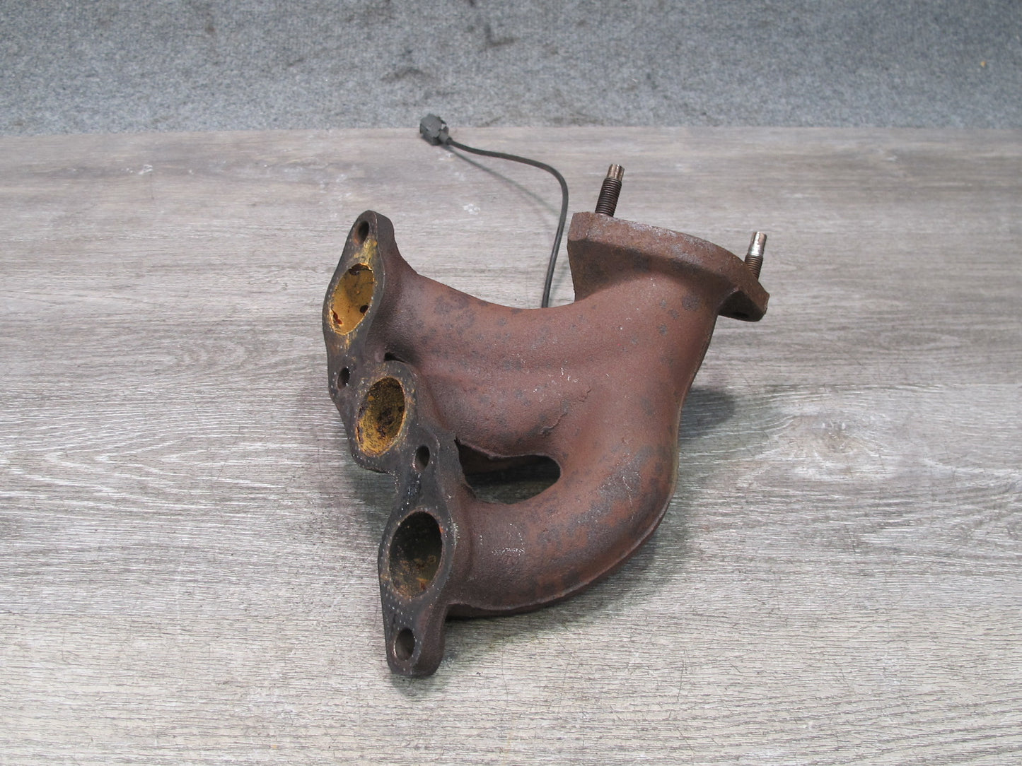 92-96 Lexus JZZ31L SC300 2JZGE Rear Exhaust Manifold w Sensor Assembly OEM