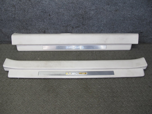 10-15 Lexus IS350 IS250 Convert Right & Left Side Door Sill Scuff Plate Set OEM