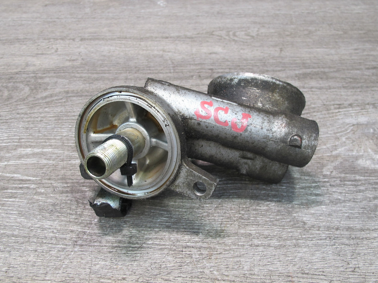 92-96 Lexus JZZ31L SC300 2JZGE Engine Oil Filter Housing OEM