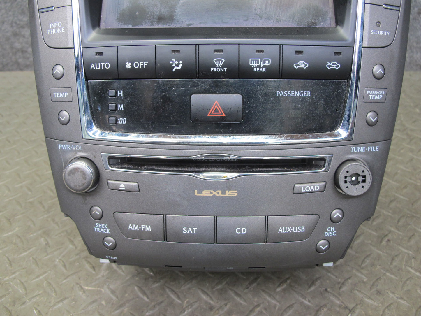 2010 Lexus IS350 IS250 GPS Navigation Display Screen Receiver Head Unit OEM