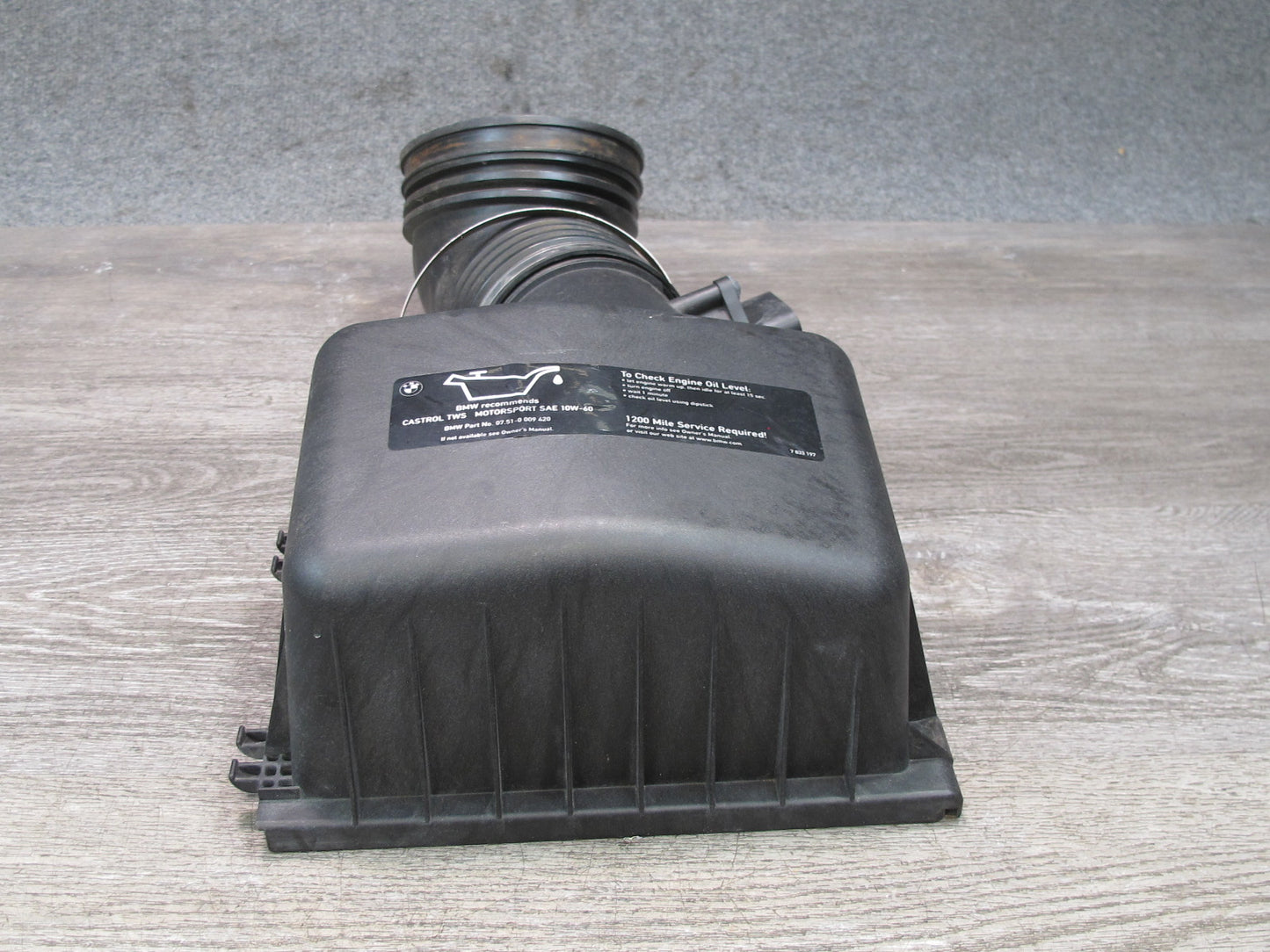 2001-2006 BMW E46 M3 S54 Engine Motor Air Duct Intake Box Housing W/ MAF Sensor