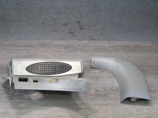 2001-2006 BMW E46 M3 S54 Left & Right Foot Rest Kick Dead Pedal Panel Cover Set