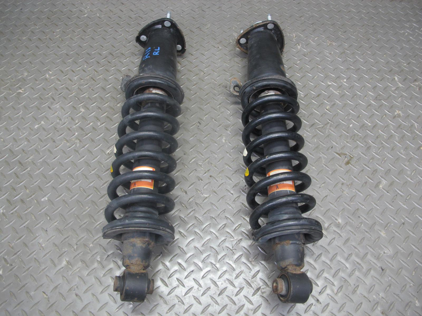10-15 Lexus IS350 IS250 Convertible Rear Left & Right Side Shock Strut Set OEM