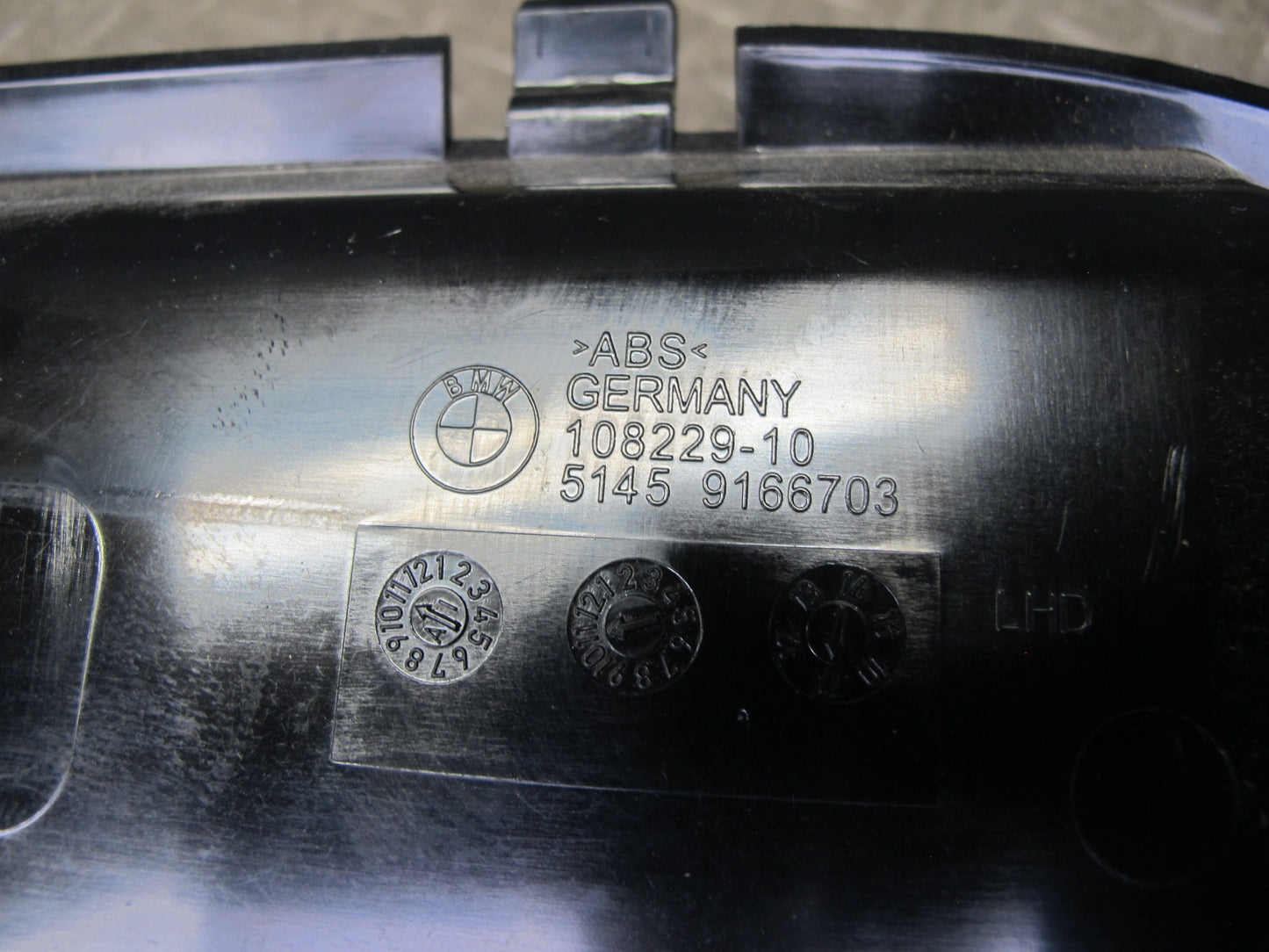 11-16 BMW F10 5-SERIES 550i Front Right Under Dash Lower Knee Trim Panel OEM