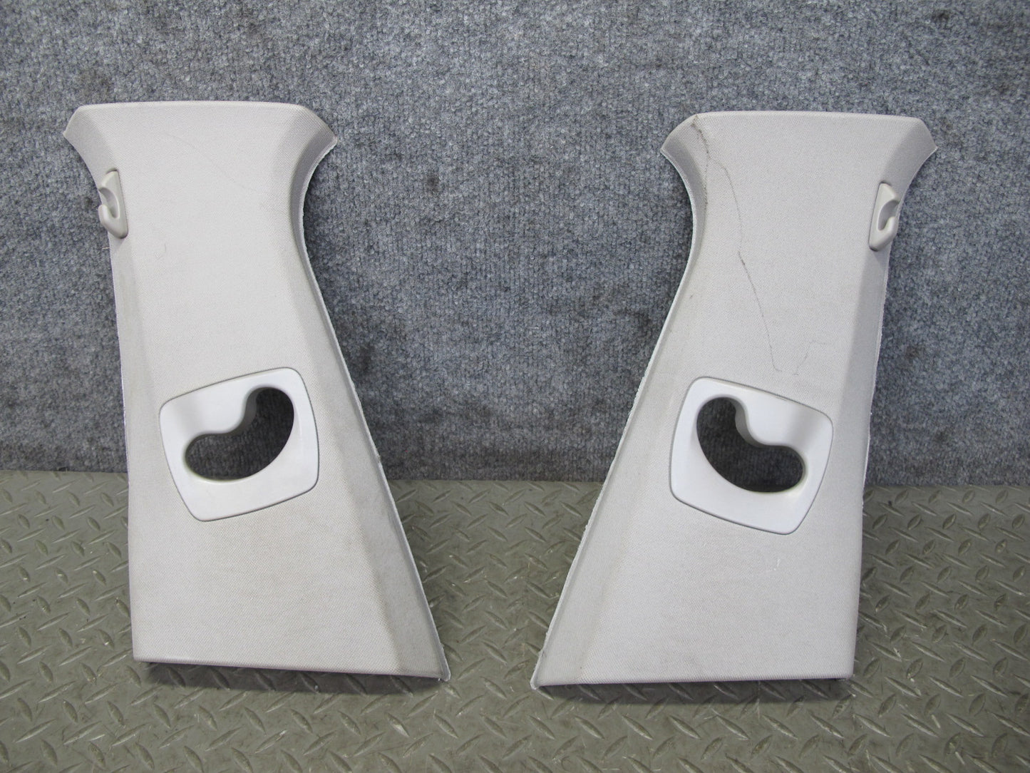 11-16 BMW F10 5-SERIES 550i Set of 2 Center Upper B Pillar Trim Cover Panel OEM