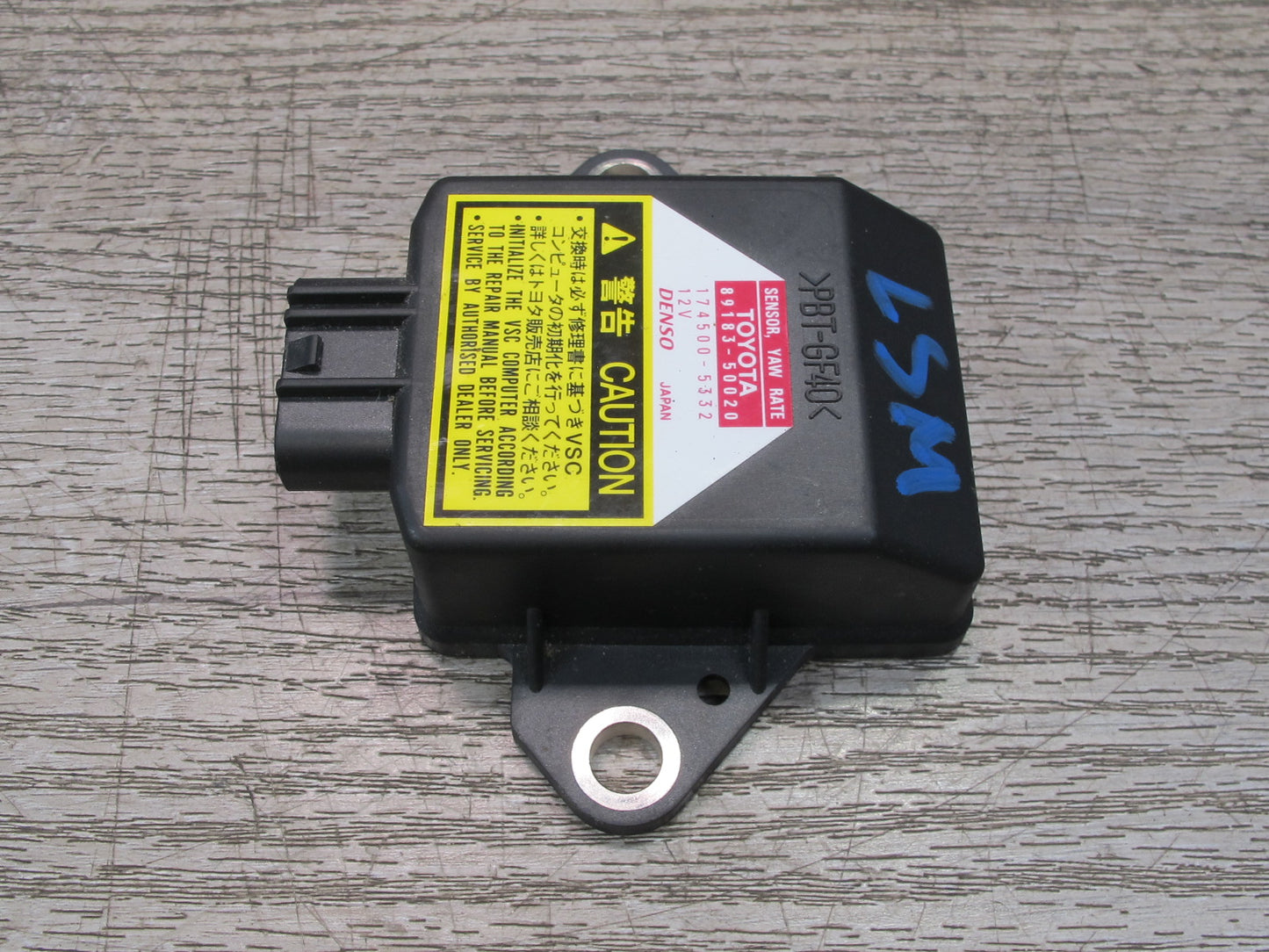 04-06 Lexus UCF30L LS430 YAW Turn Rate Stability Sensor 89183-50020 OEM