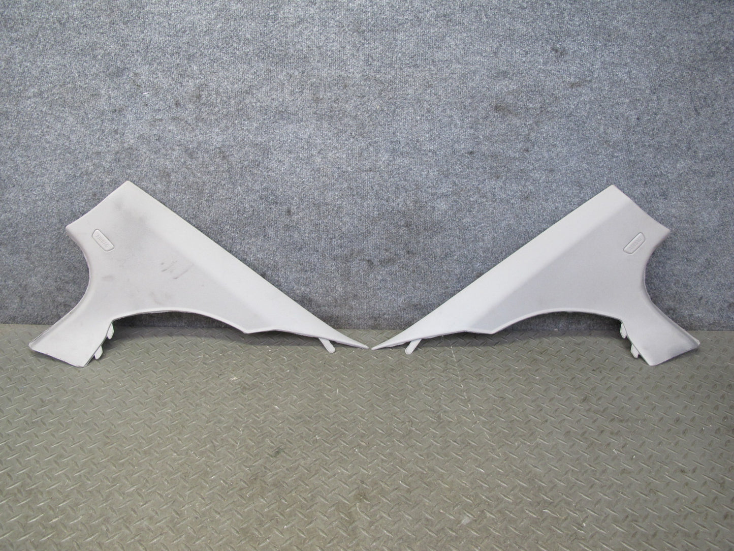 11-16 BMW F10 5-SERIES 550i Set of 2 Rear Interior C Pillar Trim Cover Panel OEM