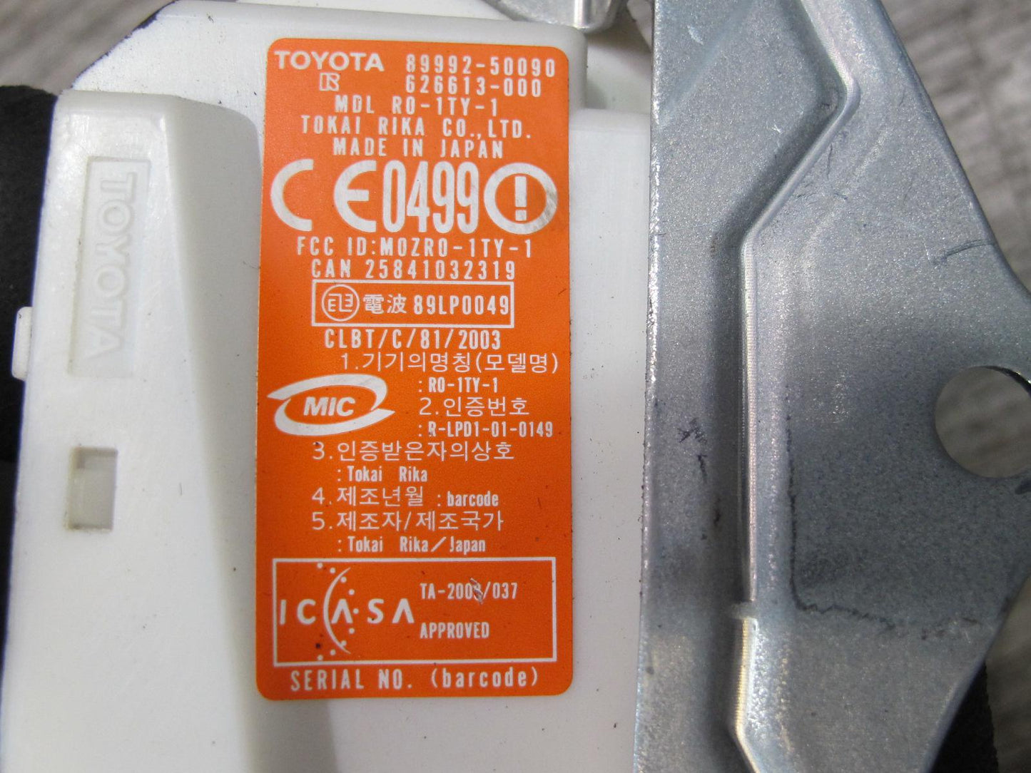 04-06 Lexus UCF30L LS430 Indoor Smart KEY Oscillator Module Unit 89992-50090 OEM