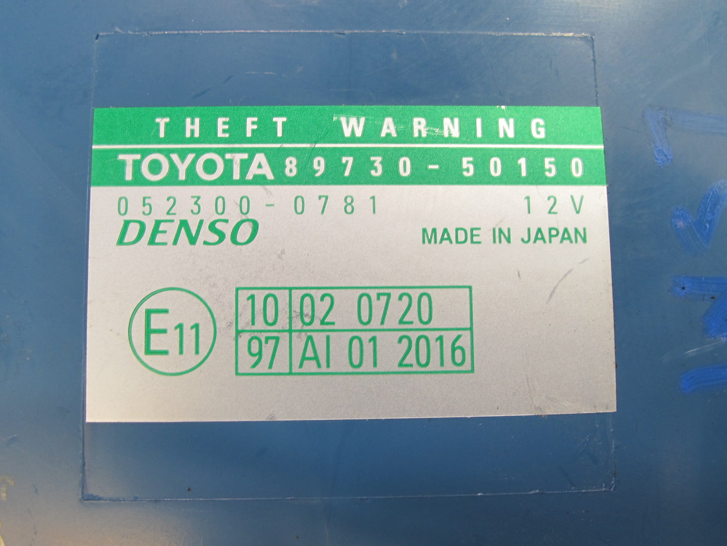 04-06 Lexus UCF30L LS430 Theft Warning Computer Control Module Unit OEM