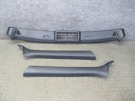 2001-2006 BMW E46 M3 Convertible Front A Pillar Headliner Trim Panel Set of 3
