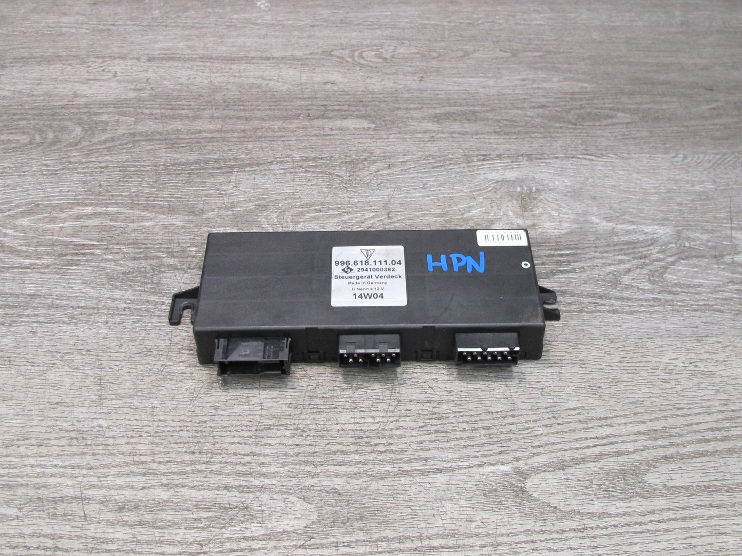 1999-2005 Porsche 911 996 Convertible Roof TOP Control Module 99661811104