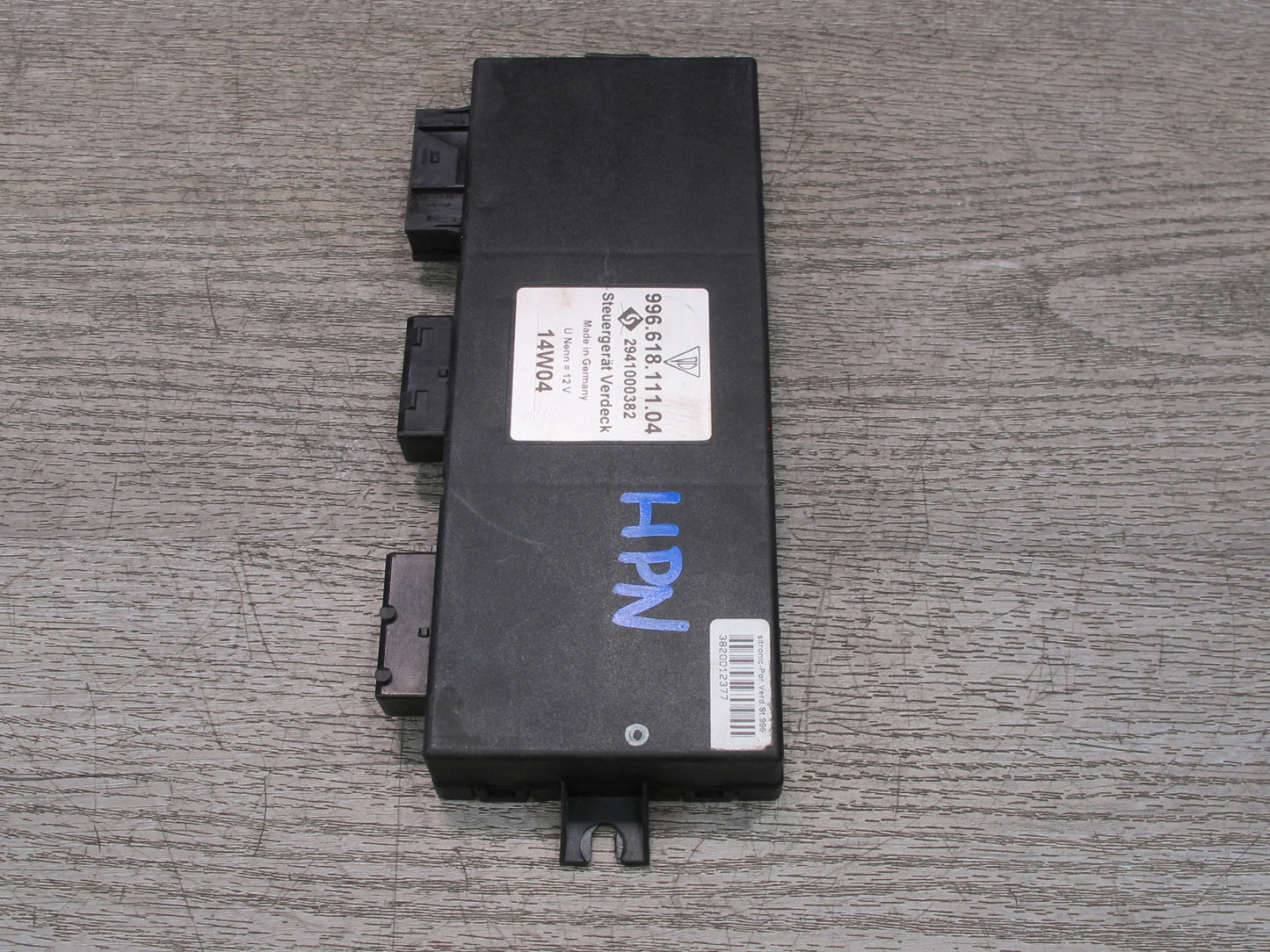 1999-2005 Porsche 911 996 Convertible Roof TOP Control Module 99661811104