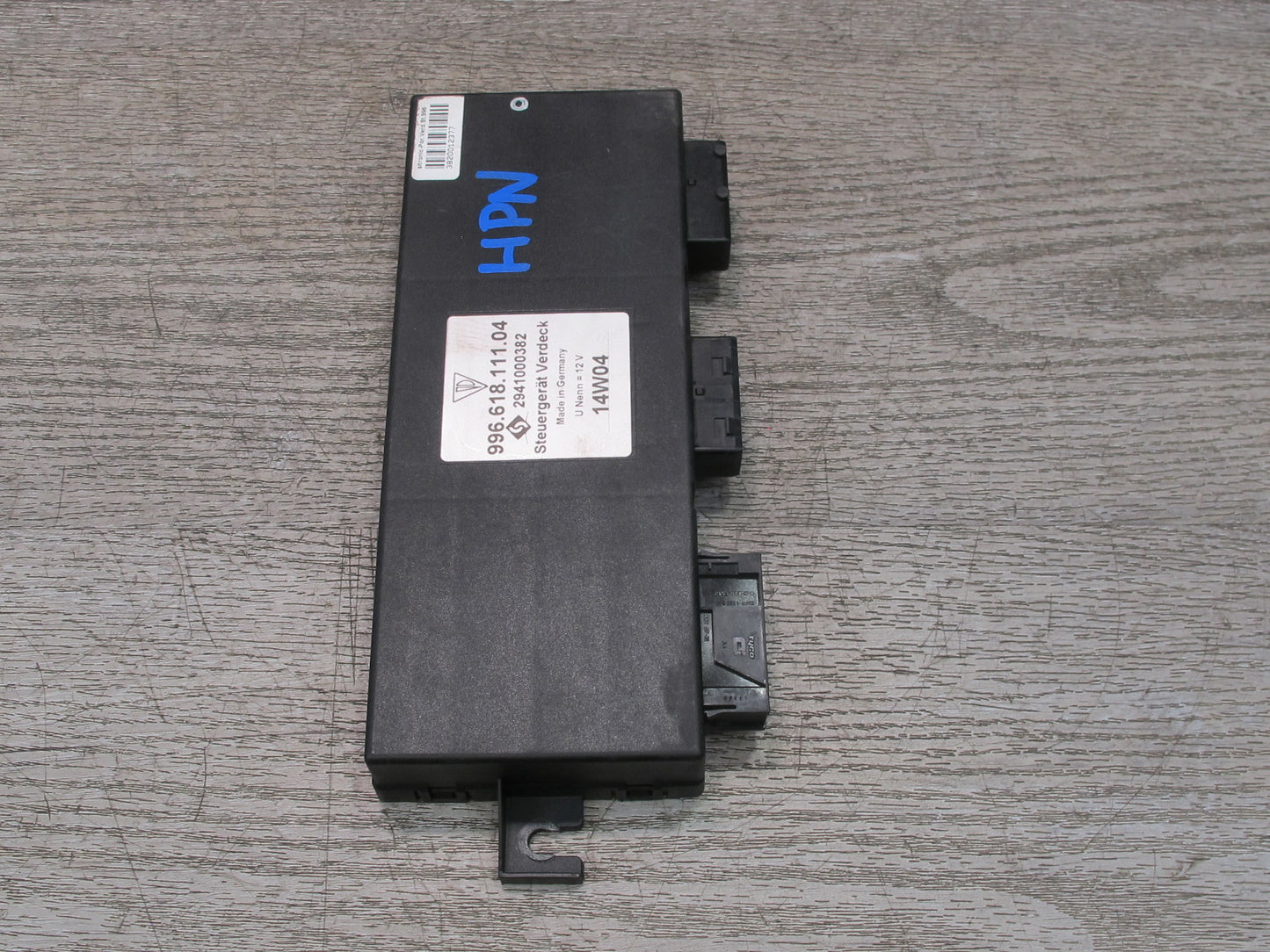 1999-2005 Porsche 911 996 Convertible Roof TOP Control Module 99661811104