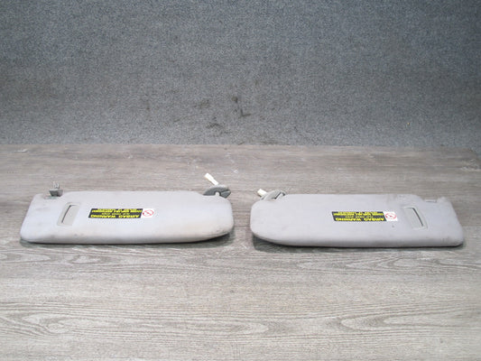 01-06 Lexus UCF30L LS430 Set of 2 Front Left & Right Sun Visor Gray OEM