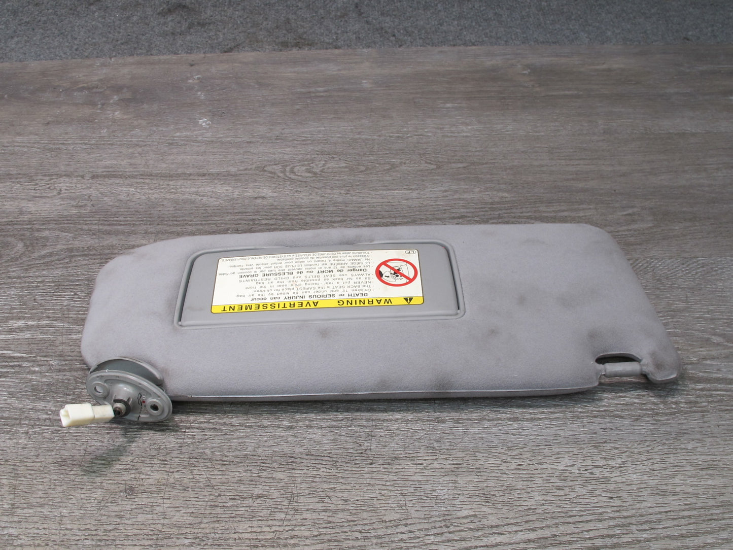 01-06 Lexus UCF30L LS430 Set of 2 Front Left & Right Sun Visor Gray OEM
