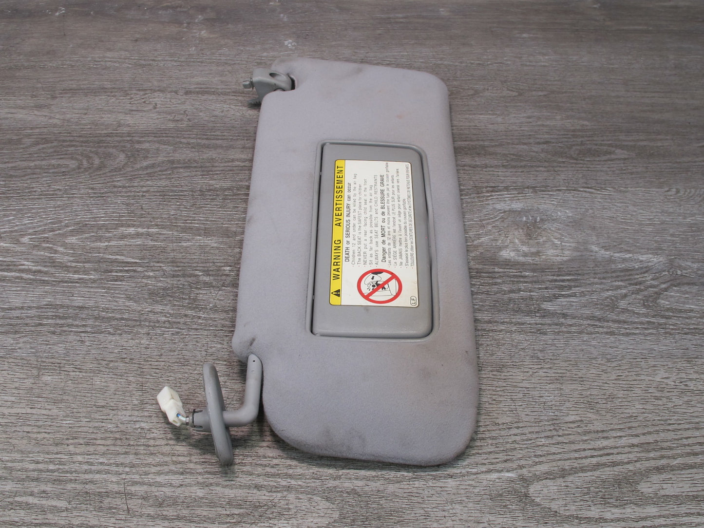 01-06 Lexus UCF30L LS430 Set of 2 Front Left & Right Sun Visor Gray OEM