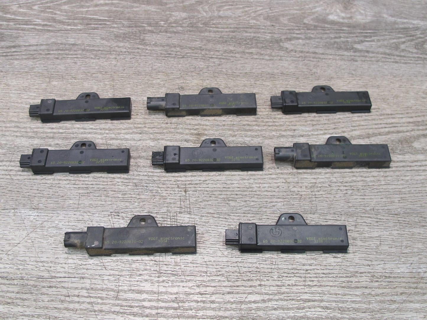 11-16 BMW F10 550i Set of 7 Keyless GO Entry Access Antenna Module 9220832 OEM