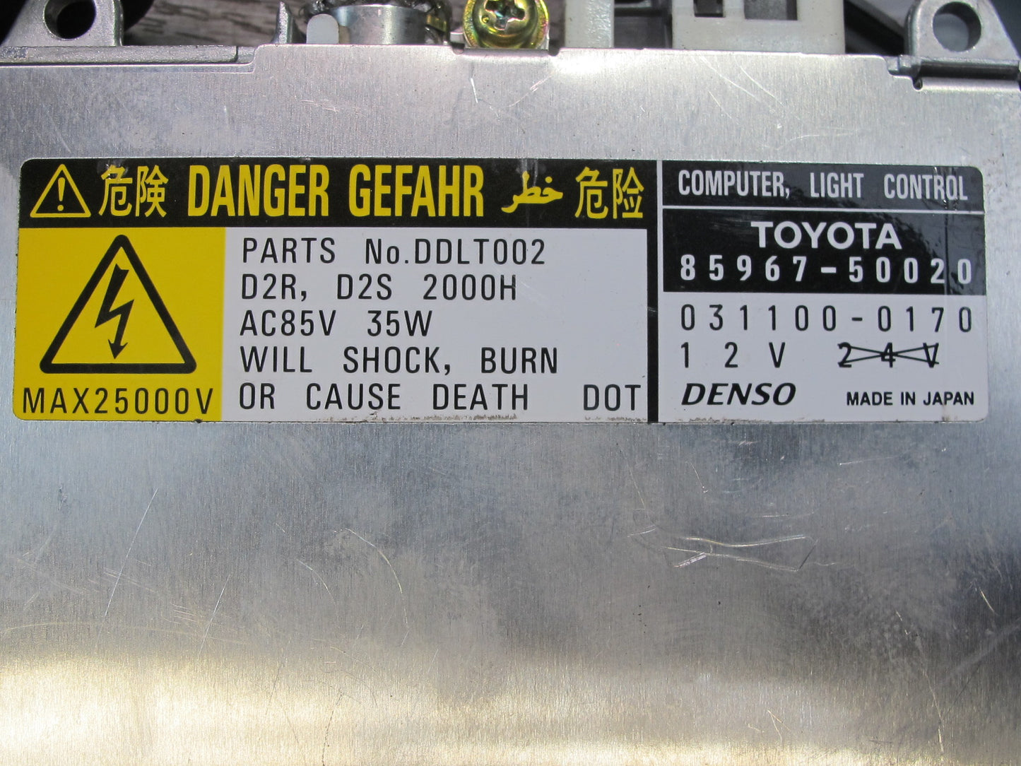 04-06 Lexus UCF30L LS430 Xenon HID Headlight Ballast Light Control Module OEM
