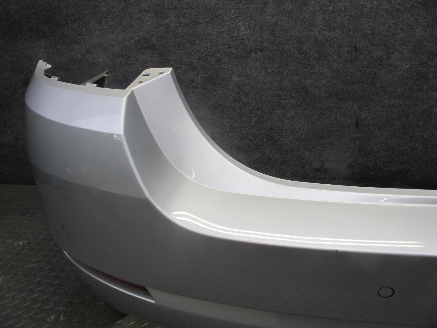 11-13 BMW F10 550i 550iX Rear Bumper Cover Titan Silver w PDC Sensors OEM