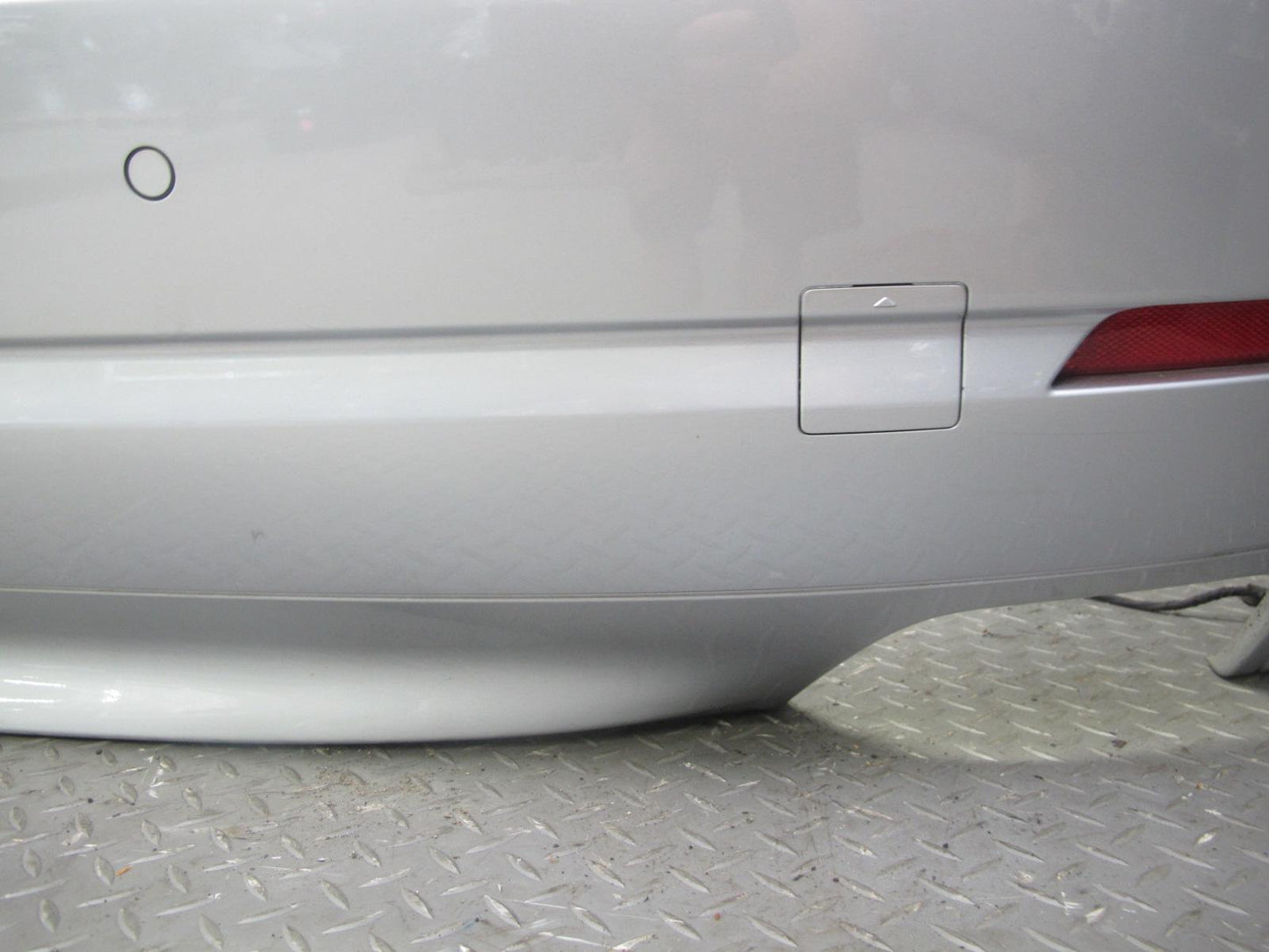 11-13 BMW F10 550i 550iX Rear Bumper Cover Titan Silver w PDC Sensors OEM