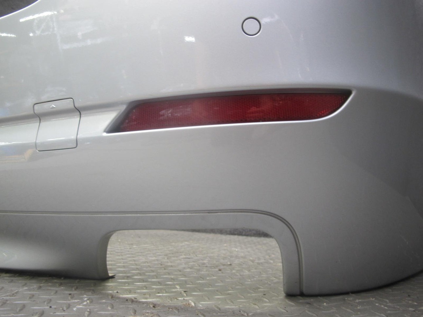 11-13 BMW F10 550i 550iX Rear Bumper Cover Titan Silver w PDC Sensors OEM