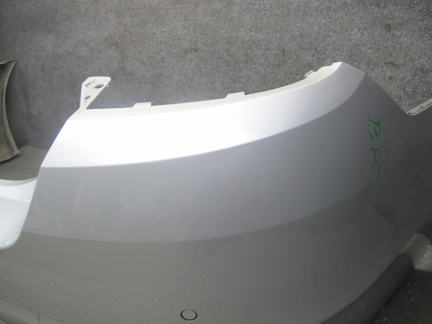 11-13 BMW F10 550i 550iX Rear Bumper Cover Titan Silver w PDC Sensors OEM