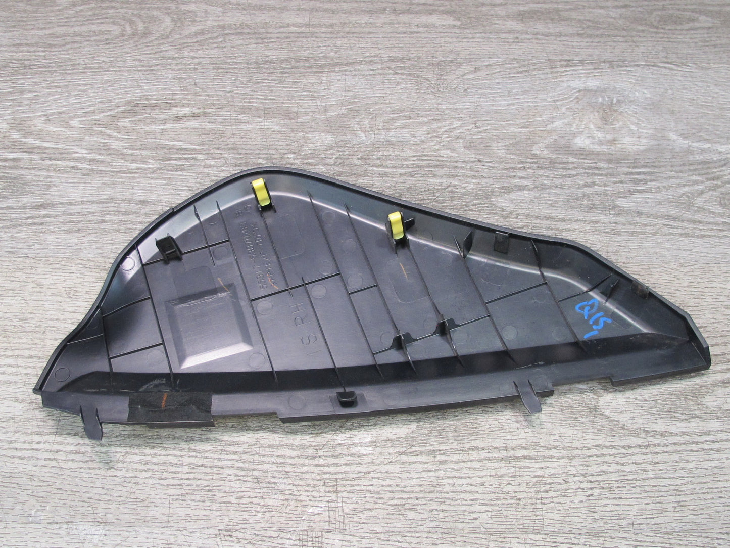 06-15 Lexus IS350 IS250 Set of 2 Left & Right Dash END Cap Trim Cover Black OEM