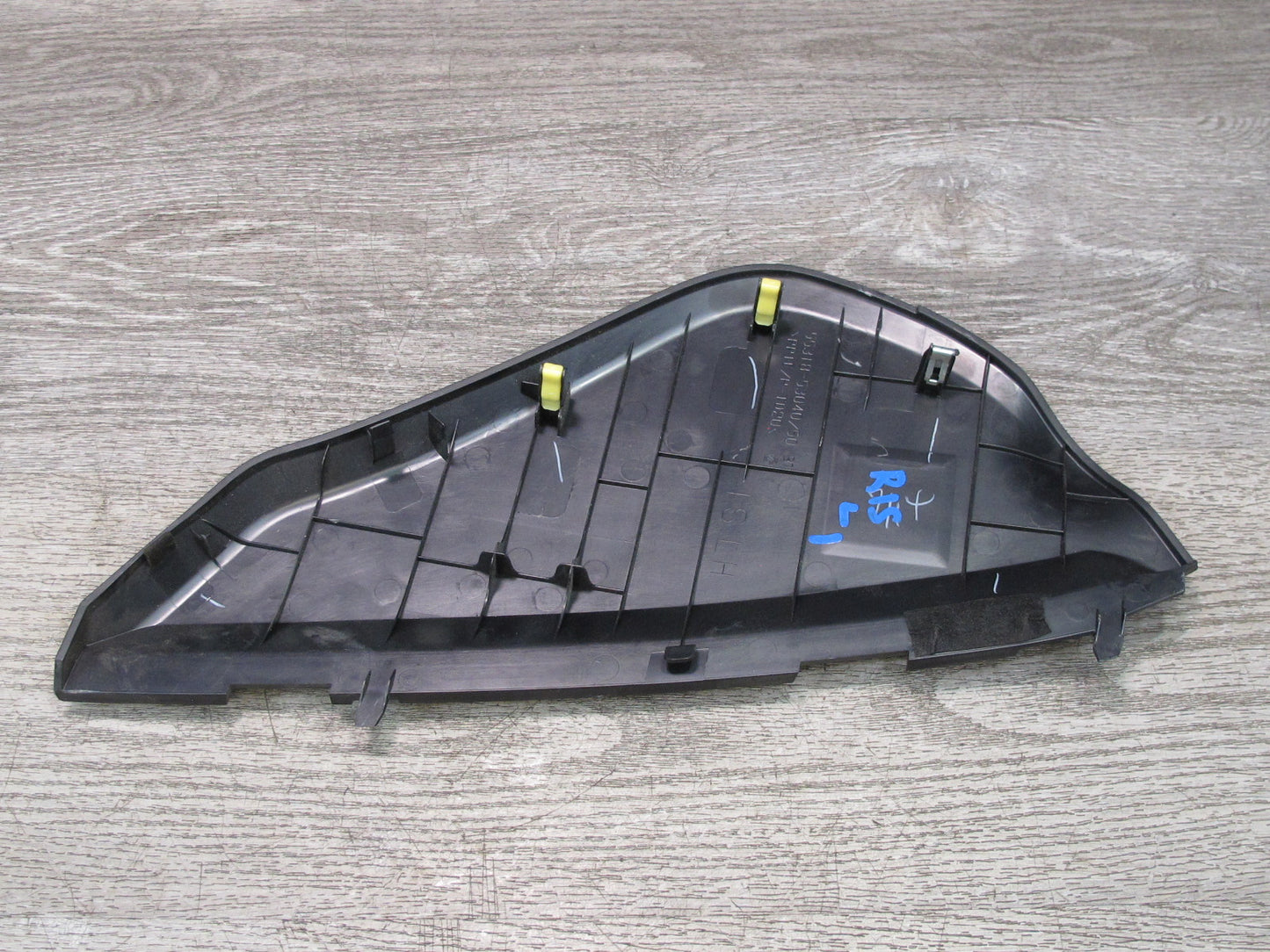 06-15 Lexus IS350 IS250 Set of 2 Left & Right Dash END Cap Trim Cover Black OEM