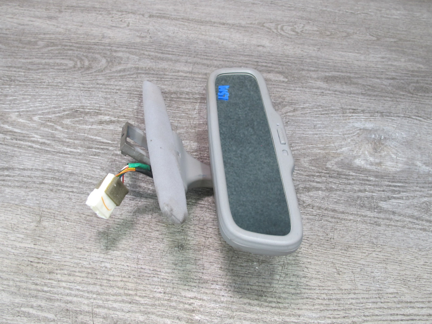 04-06 Lexus LS430 Auto Dimming Interior Rear View Mirror Gray w Sun Visor OEM