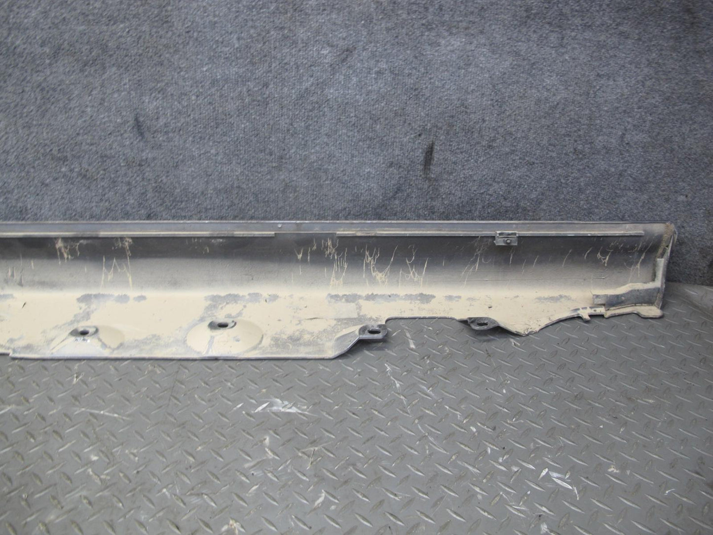 2001-2006 BMW E46 M3 S54 Right Passenger Side Skirt Rocker Panel Molding Silver