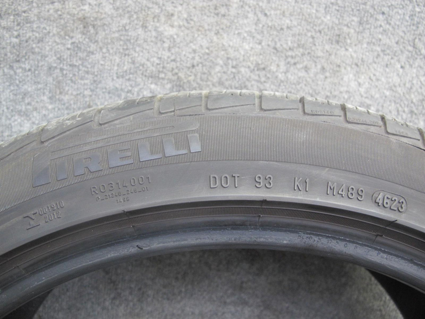 Set of 2 Pirelli Cinturato P7 A/S Tire 225/45 R18 91V RUN Flat 4623 9/32 Tread