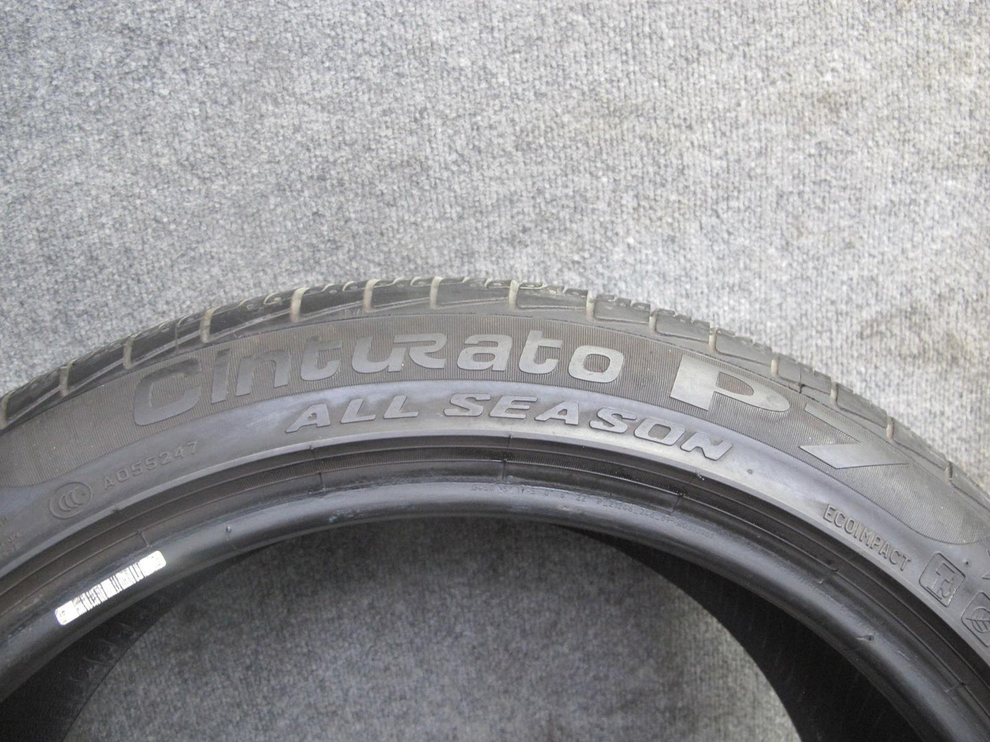 Set of 2 Pirelli Cinturato P7 A/S Tire 225/45 R18 91V RUN Flat 4623 9/32 Tread