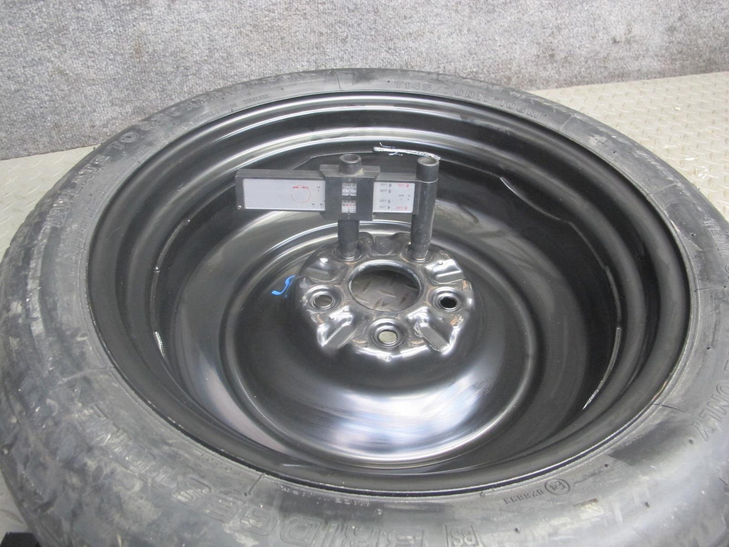 10-15 Lexus IS350 IS250 Convertible R17" Spare Tire Wheel 17x4 ET10 145/70 OEM