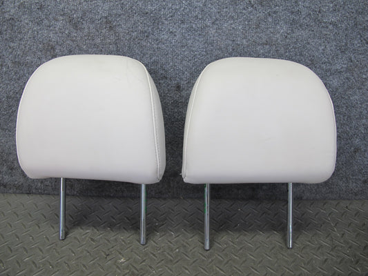 10-11 Lexus IS350 IS250 Convertible Front Left & Right Leather Headrest Set OEM