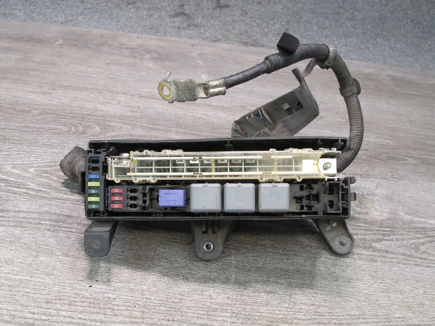 10-15 Lexus IS250 Convertible Power Distribution Fuse Box w Battery Cable OEM