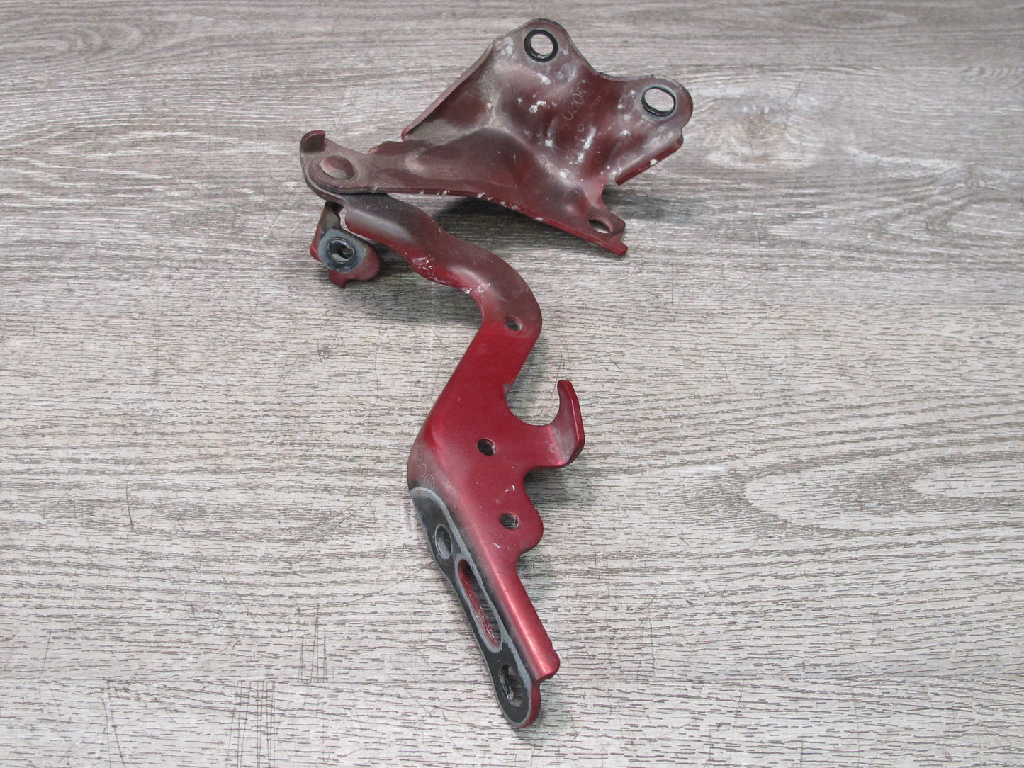 06-15 Lexus IS350 IS250 Set of 2 Front Hood Left & Right Hinge Support RED OEM