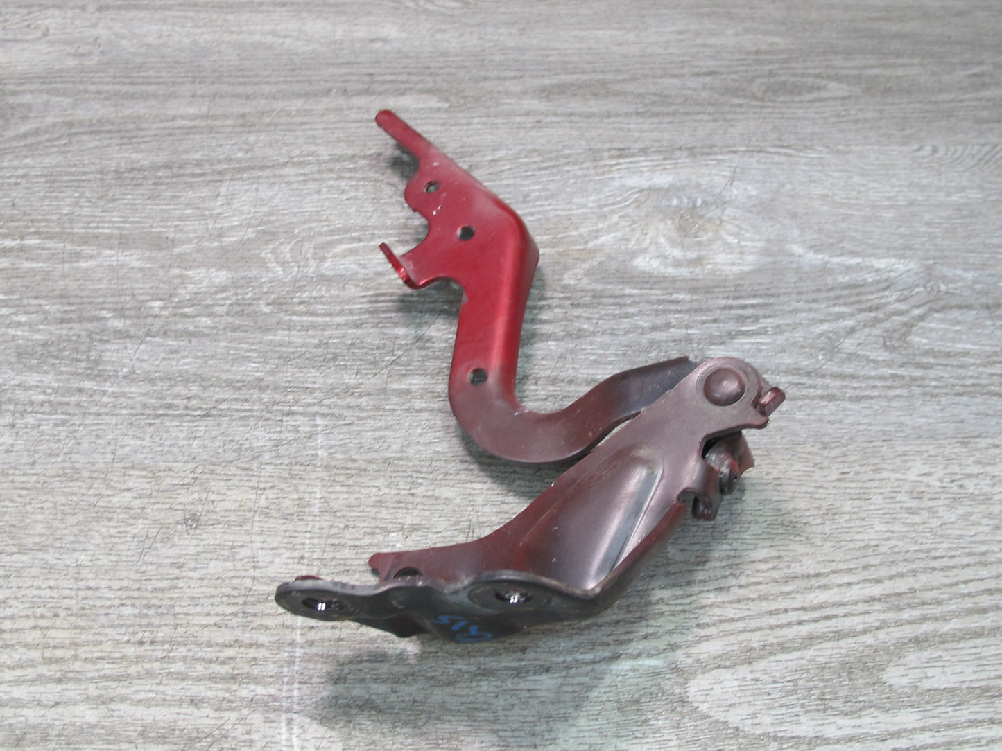 06-15 Lexus IS350 IS250 Set of 2 Front Hood Left & Right Hinge Support RED OEM