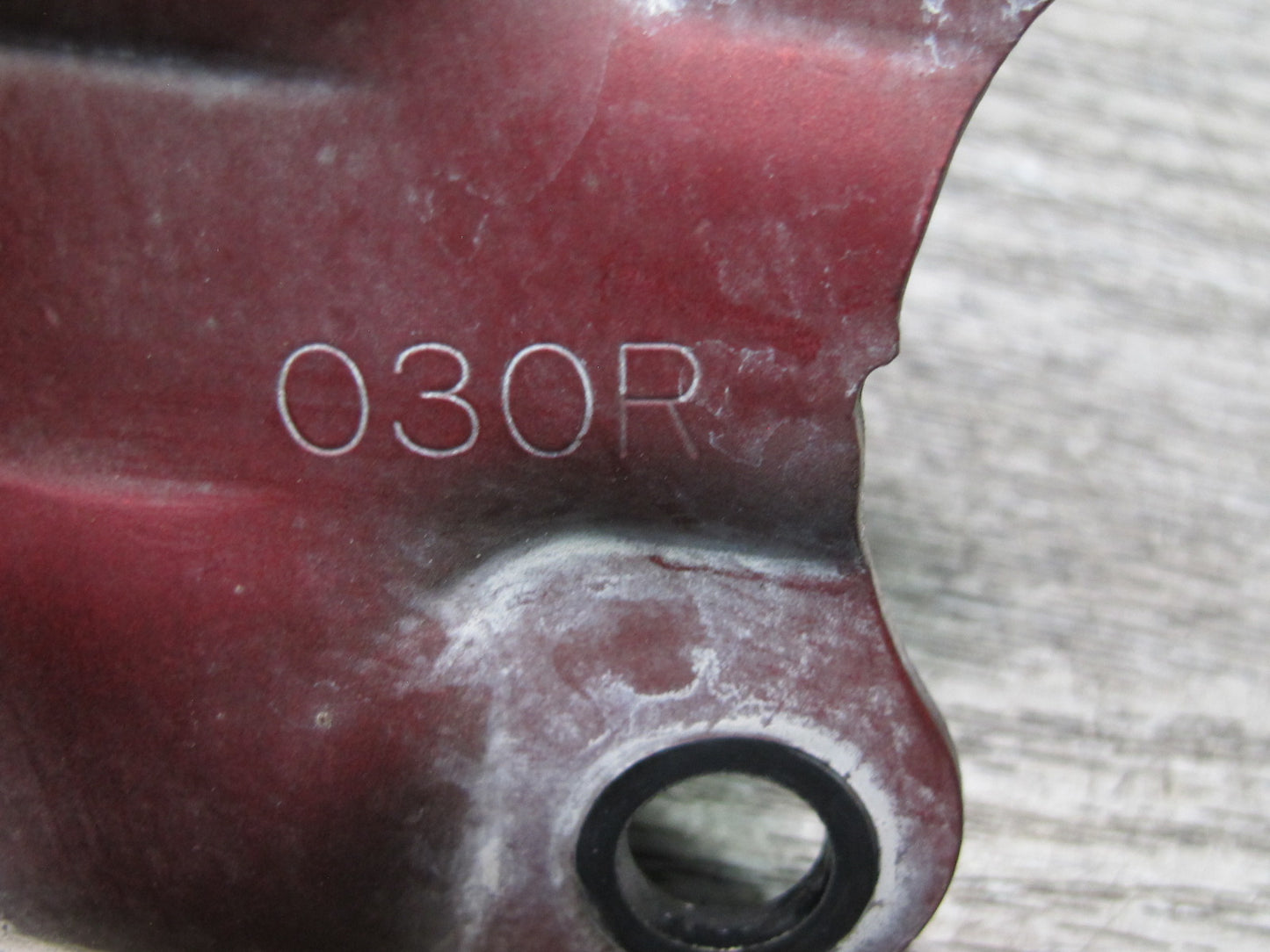 06-15 Lexus IS350 IS250 Set of 2 Front Hood Left & Right Hinge Support RED OEM
