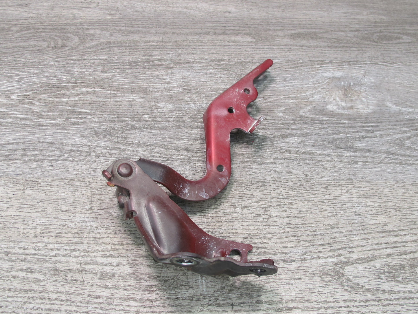 06-15 Lexus IS350 IS250 Set of 2 Front Hood Left & Right Hinge Support RED OEM