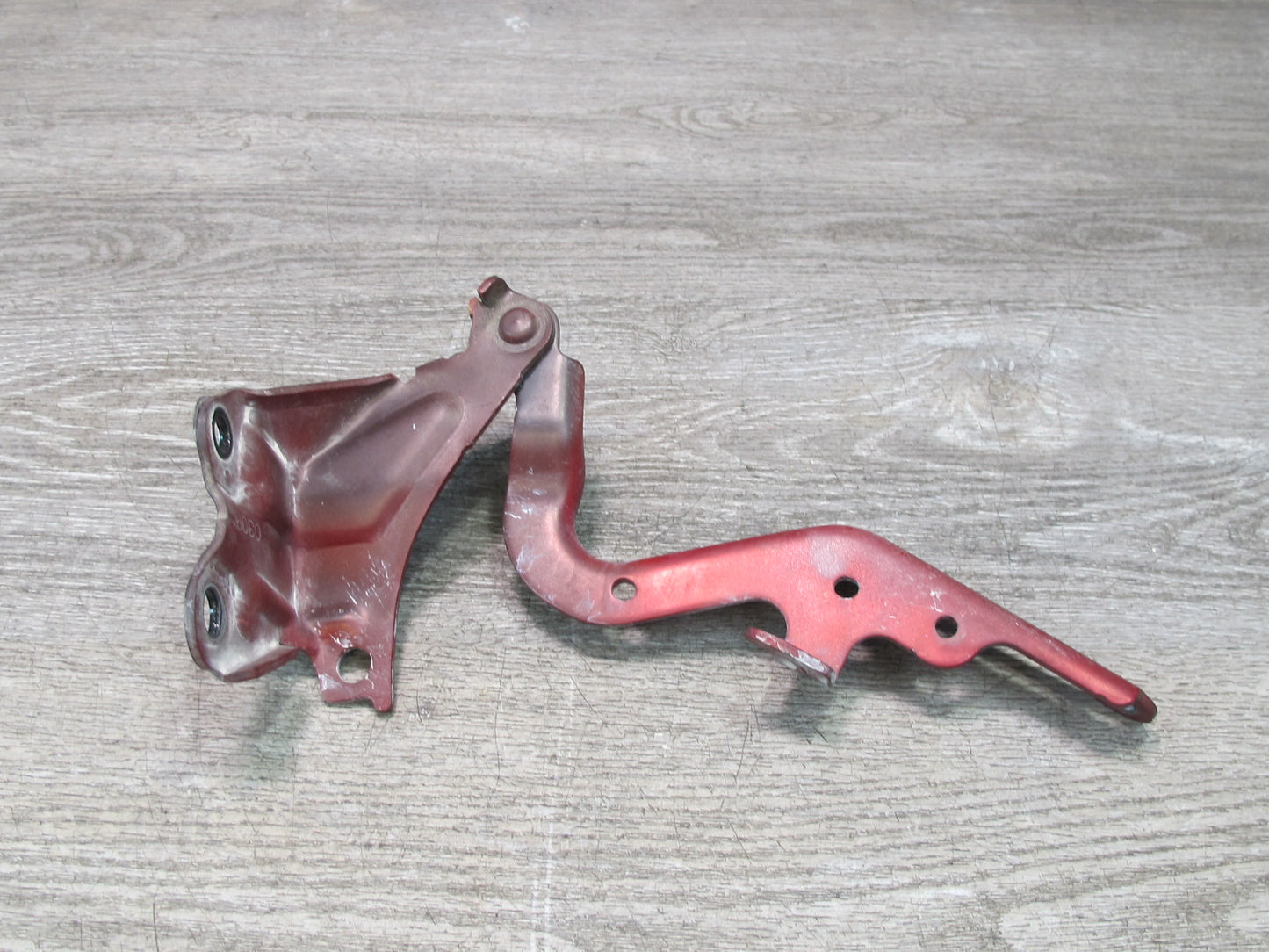 06-15 Lexus IS350 IS250 Set of 2 Front Hood Left & Right Hinge Support RED OEM