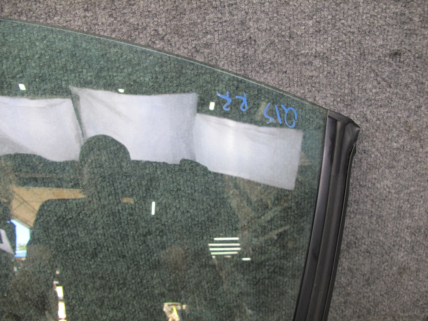 10-15 Lexus IS350 IS250 Convertible Rear Right Side Quarter Window Glass OEM