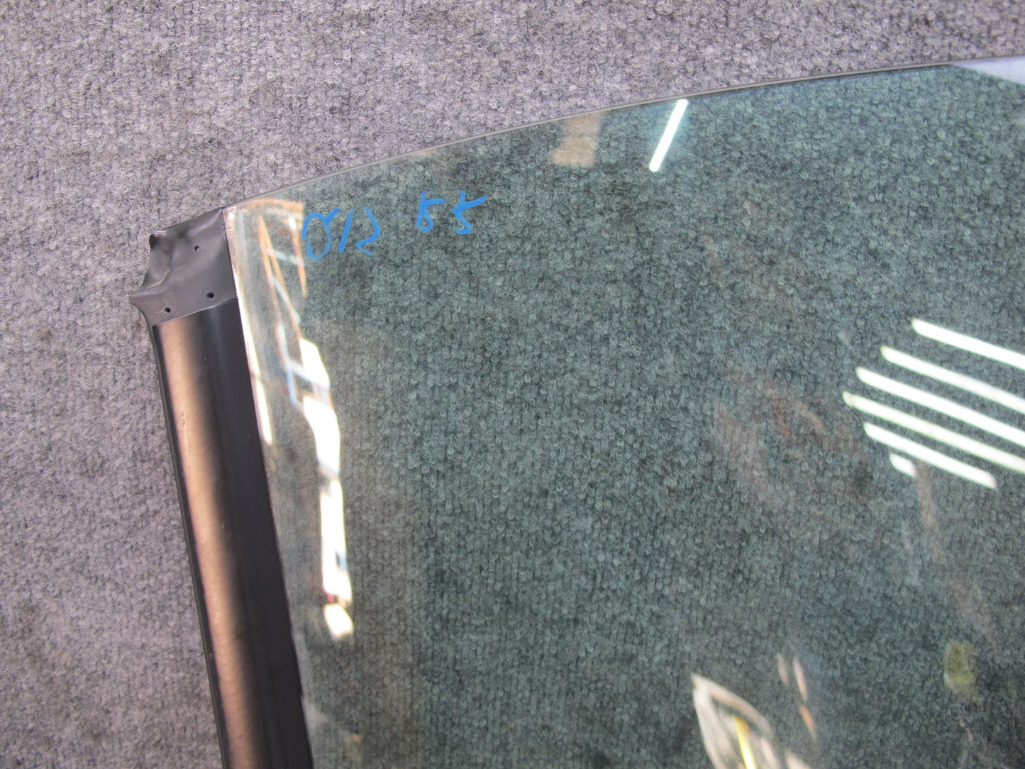 10-15 Lexus IS350 IS250 Convertible Rear Right Side Quarter Window Glass OEM