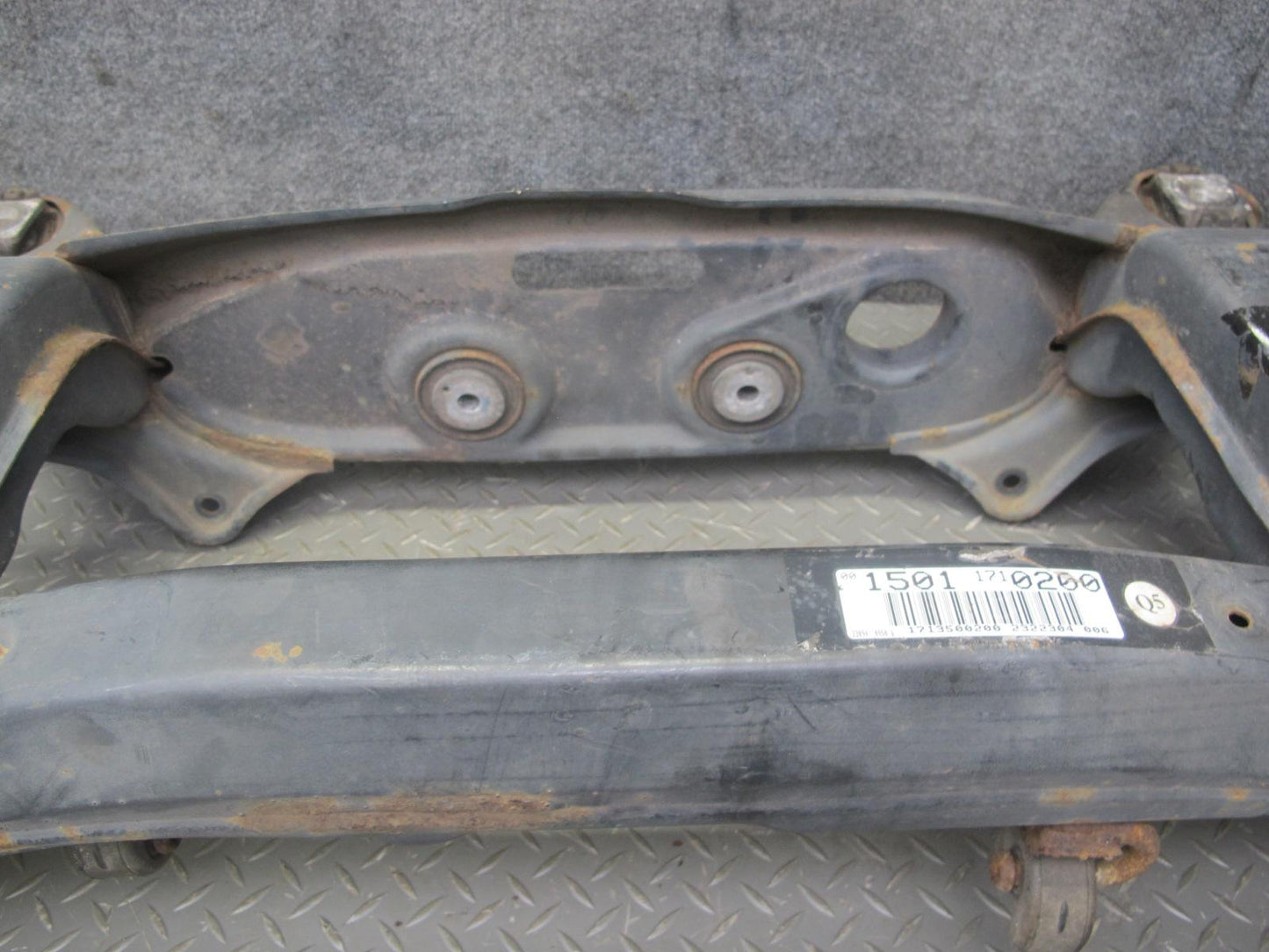 05-11 Mercedes R171 SLK350 Rear Suspension Subframe Crossmember Carrier OEM