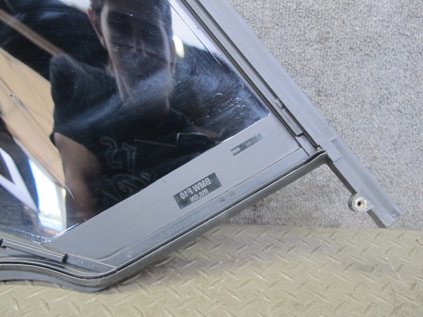 11-16 BMW F10 550i 5-SERIES Rear Left Door Quarter Glass Window Tint OEM