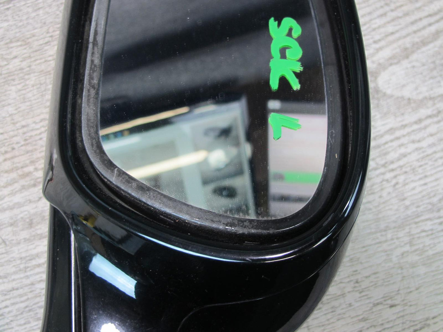 02-05 Lexus SC430 Left Door Side View Exterior Heated Memory Mirror Black OEM