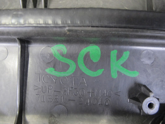 02-10 Lexus Z40 SC430 Rear Package Tray Flap Cargo Deck Cover Panel w Hinge OEM