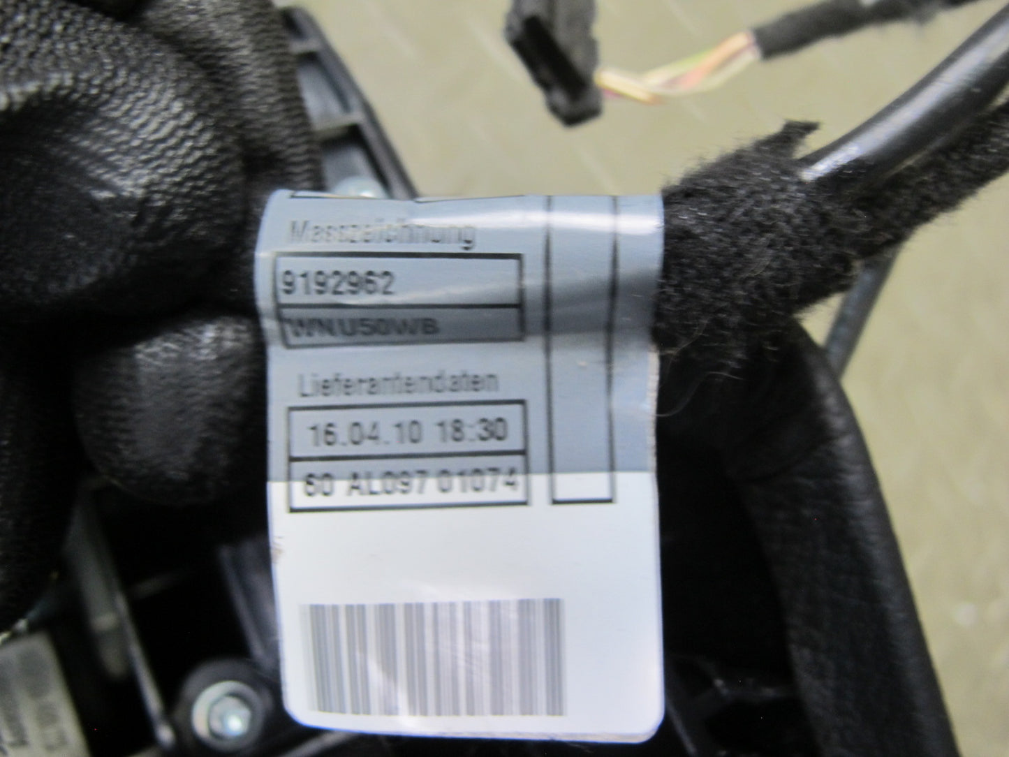 09-16 BMW E89 Z4 Center Console Trim Cover Panel Black OEM