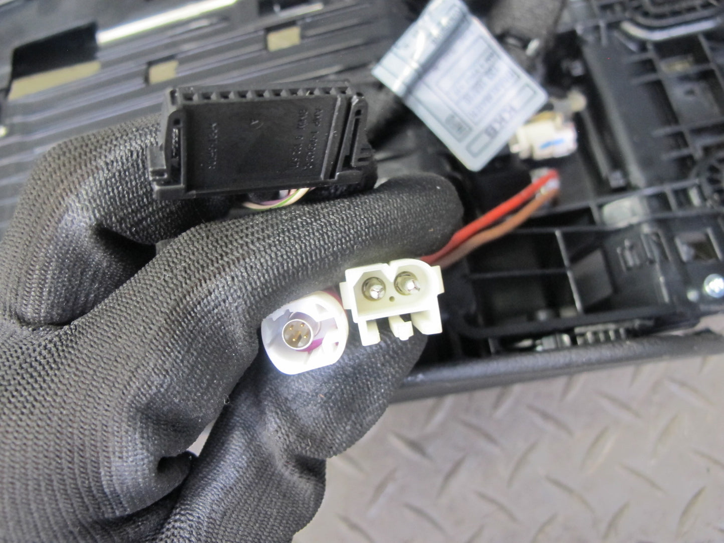 09-16 BMW E89 Z4 Center Console Trim Cover Panel Black OEM