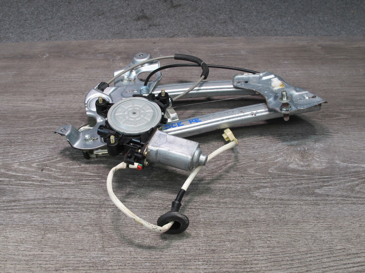 02-10 Lexus Z40 SC430 Rear Right Quarter Window Regulator w Motor OEM