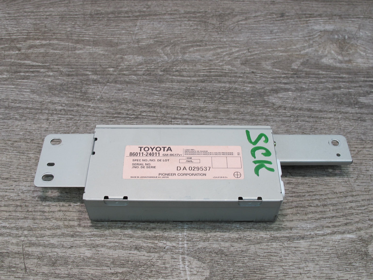 02-10 Lexus Z40 SC430 GPS Navigation Amplifier Module AMP 86011-24011 OEM